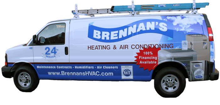 Brennan's Heating & Air Conditioning Van